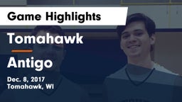 Tomahawk  vs Antigo  Game Highlights - Dec. 8, 2017