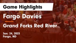 Fargo Davies  vs Grand Forks Red River  Game Highlights - Jan. 24, 2023