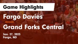 Fargo Davies  vs Grand Forks Central  Game Highlights - Jan. 27, 2023