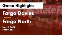 Fargo Davies  vs Fargo North  Game Highlights - Jan. 9, 2024