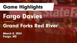 Fargo Davies  vs Grand Forks Red River  Game Highlights - March 8, 2024