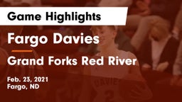 Fargo Davies  vs Grand Forks Red River  Game Highlights - Feb. 23, 2021