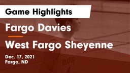 Fargo Davies  vs West Fargo Sheyenne  Game Highlights - Dec. 17, 2021