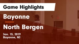 Bayonne  vs North Bergen  Game Highlights - Jan. 15, 2019