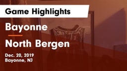 Bayonne  vs North Bergen  Game Highlights - Dec. 20, 2019