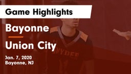 Bayonne  vs Union City  Game Highlights - Jan. 7, 2020