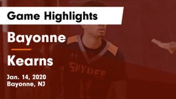 Bayonne  vs Kearns  Game Highlights - Jan. 14, 2020