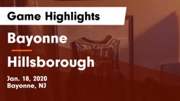 Bayonne  vs Hillsborough  Game Highlights - Jan. 18, 2020