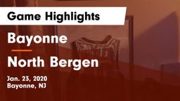 Bayonne  vs North Bergen  Game Highlights - Jan. 23, 2020