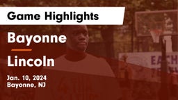 Bayonne  vs Lincoln  Game Highlights - Jan. 10, 2024