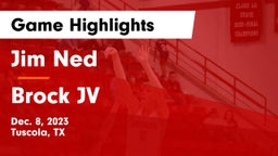 Jim Ned  vs Brock JV Game Highlights - Dec. 8, 2023
