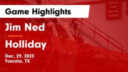 Jim Ned  vs Holliday  Game Highlights - Dec. 29, 2023