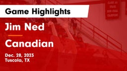 Jim Ned  vs Canadian  Game Highlights - Dec. 28, 2023