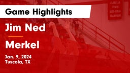 Jim Ned  vs Merkel  Game Highlights - Jan. 9, 2024