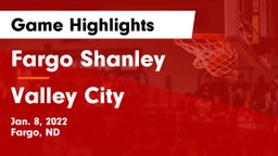 Fargo Shanley  vs Valley City  Game Highlights - Jan. 8, 2022