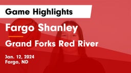 Fargo Shanley  vs Grand Forks Red River  Game Highlights - Jan. 12, 2024