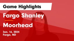 Fargo Shanley  vs Moorhead  Game Highlights - Jan. 16, 2024