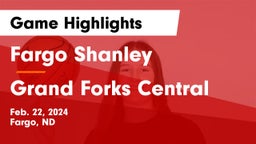 Fargo Shanley  vs Grand Forks Central  Game Highlights - Feb. 22, 2024