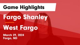 Fargo Shanley  vs West Fargo  Game Highlights - March 29, 2024