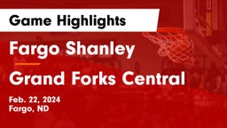 Fargo Shanley  vs Grand Forks Central  Game Highlights - Feb. 22, 2024