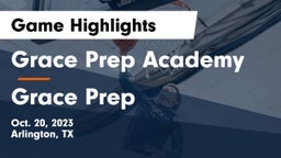 Grace Prep Academy vs Grace Prep Game Highlights - Oct. 20, 2023