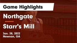 Northgate  vs Starr's Mill  Game Highlights - Jan. 28, 2022
