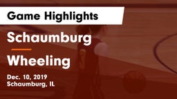 Schaumburg  vs Wheeling  Game Highlights - Dec. 10, 2019
