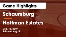 Schaumburg  vs Hoffman Estates  Game Highlights - Dec. 13, 2019
