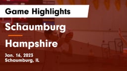 Schaumburg  vs Hampshire  Game Highlights - Jan. 16, 2023