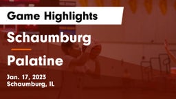 Schaumburg  vs Palatine  Game Highlights - Jan. 17, 2023