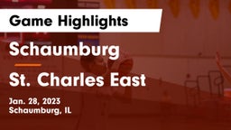 Schaumburg  vs St. Charles East  Game Highlights - Jan. 28, 2023