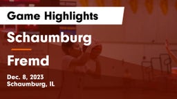 Schaumburg  vs Fremd  Game Highlights - Dec. 8, 2023