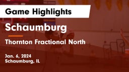 Schaumburg  vs Thornton Fractional North  Game Highlights - Jan. 6, 2024