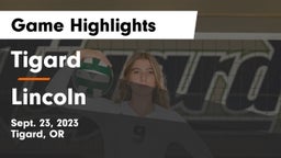 Tigard  vs Lincoln Game Highlights - Sept. 23, 2023