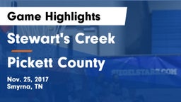 Stewart's Creek  vs Pickett County Game Highlights - Nov. 25, 2017