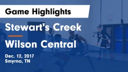 Stewart's Creek  vs Wilson Central  Game Highlights - Dec. 12, 2017