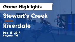 Stewart's Creek  vs Riverdale  Game Highlights - Dec. 15, 2017
