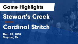 Stewart's Creek  vs Cardinal Stritch  Game Highlights - Dec. 28, 2018