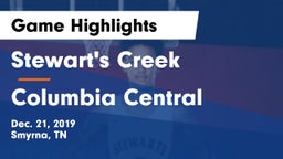 Stewart's Creek  vs Columbia Central  Game Highlights - Dec. 21, 2019