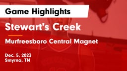 Stewart's Creek  vs Murfreesboro Central Magnet Game Highlights - Dec. 5, 2023