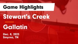 Stewart's Creek  vs Gallatin  Game Highlights - Dec. 8, 2023