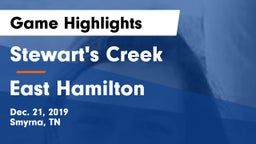 Stewart's Creek  vs East Hamilton  Game Highlights - Dec. 21, 2019