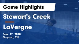 Stewart's Creek  vs LaVergne   Game Highlights - Jan. 17, 2020