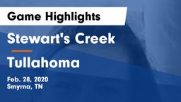 Stewart's Creek  vs Tullahoma  Game Highlights - Feb. 28, 2020