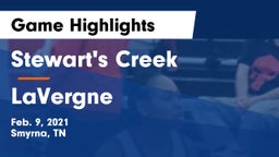 Stewart's Creek  vs LaVergne  Game Highlights - Feb. 9, 2021