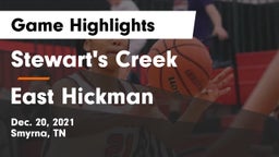 Stewart's Creek  vs East Hickman  Game Highlights - Dec. 20, 2021