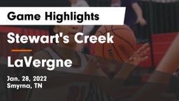 Stewart's Creek  vs LaVergne  Game Highlights - Jan. 28, 2022