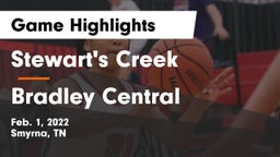 Stewart's Creek  vs Bradley Central  Game Highlights - Feb. 1, 2022