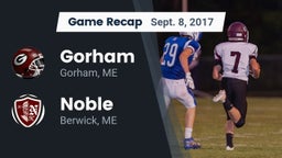 Recap: Gorham  vs. Noble  2017