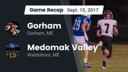 Recap: Gorham  vs. Medomak Valley  2017